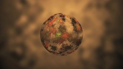 Brennendes Feuer Gaskugel Solar Plasma Energie und Flare Planet Element