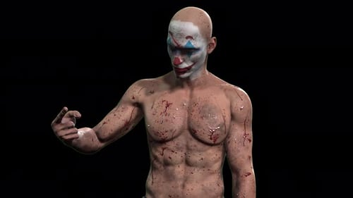 Creepy Clown Makes The Final Countdown