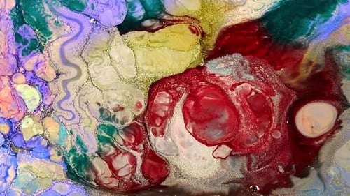 Abstract Water Paint Diffusion Art 45