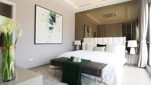 Modern Bedroom Design with Minimalist Aesthetic