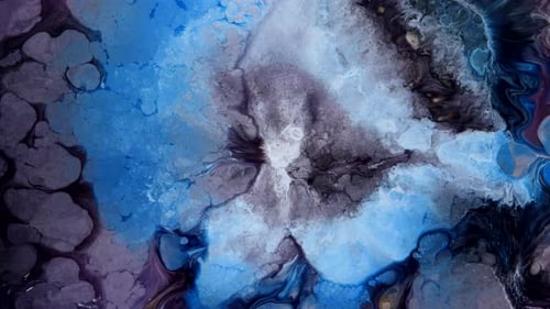 Abstract Fluid Background with Swirling Colors