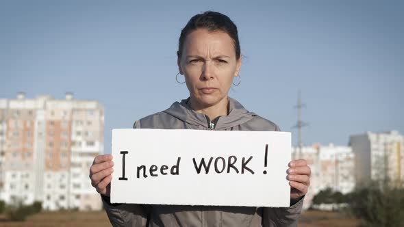Unemployment. Workless woman. , People Stock Footage ft. unemployment ...
