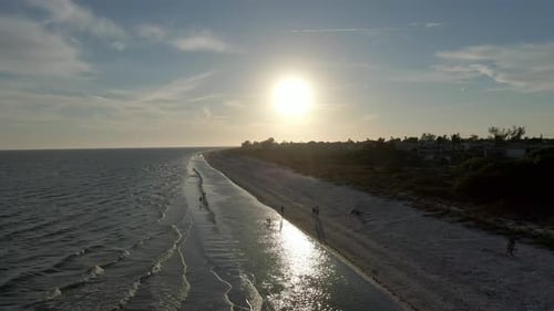 Dusk on Sanibel Beach in SW Florida