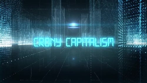Skyscrapers Digital City Economics Word Crony Capitalism