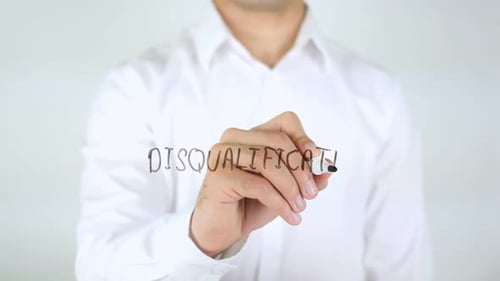 Disqualification