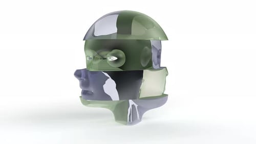 Futuristic 3D Digital Human Head Animation