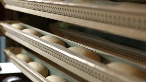 Baking of Bread at the Bakery