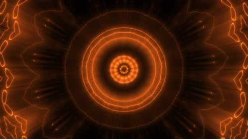 Fire Symmetrical Neon Vj Loop