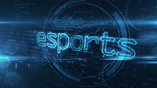 Futuristic Esports Gaming Digital Animation Title
