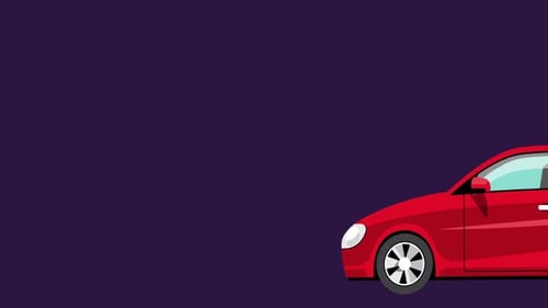 Rotes Autofahren