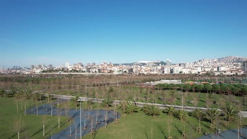 Aerial View of Public Garden