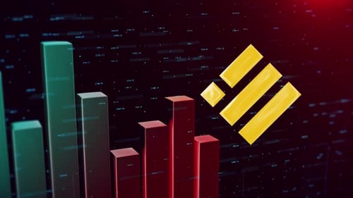 Volcado de gráficos de trading de criptografía