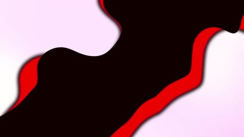 Abstract Red And Blue Colorful Wavy Line Smooth Background