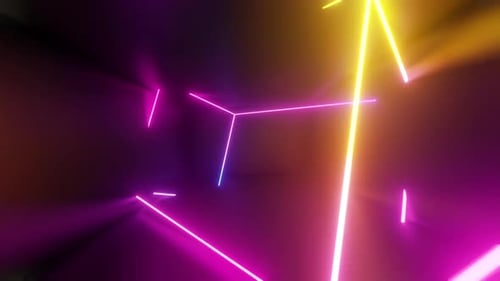 Bunter Neonlicht Konzert-Hintergrund