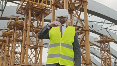 Construction Site Manager Using VR Goggles