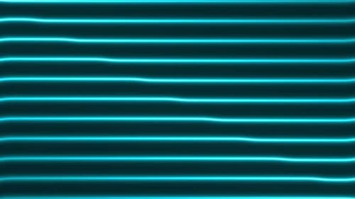 Abstract Turquoise Line Waves Loop Background