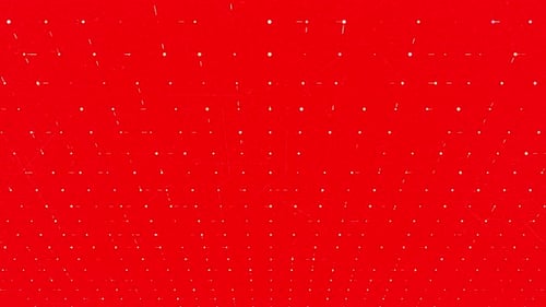 Fond rouge vif avec des rangées