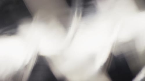 Abstract Light Refraction, Blurry White and Black