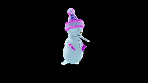 62 Snowman Dancing HD