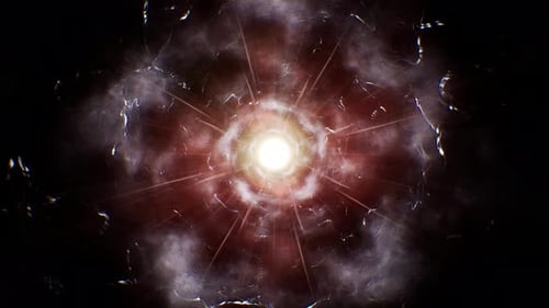 Cloud Shiny Energy Background Loop 4K