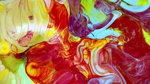 Abstrakte bunte Tinte Spreizkunst