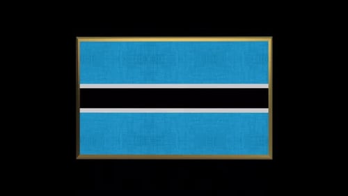 Botswana 3D Flag