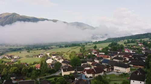 A Village in an Alpine Valley