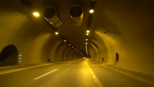 Driving In Tunnel