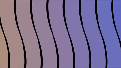 Animated Abstract Wavy Lines Background with Colorful Gradient