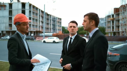 Travail d'équipe d'architectes sur un nouveau