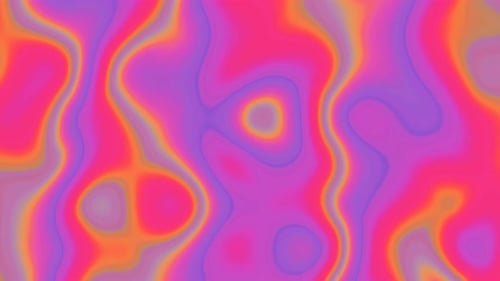 Vibrant Abstract Fluid Liquid Neon Wave Background Loop