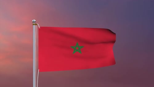 Morocco Flag 4k