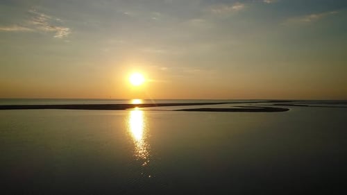 Unusual Islands on a Beautiful Lake
