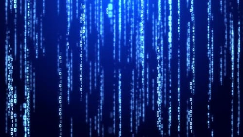 Fundo do código binário