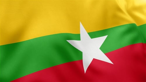 Flagge Myanmars