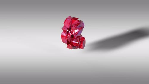 Dynamic Red 3D Countdown Animation