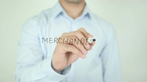 Mercancía, escritura en pantalla