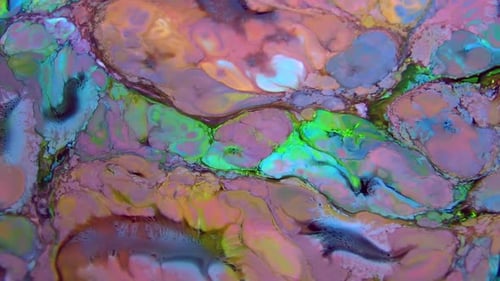 Abstract Colors Fluid Motion Background