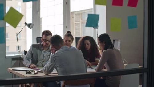 Team Brainstorming in Meeting