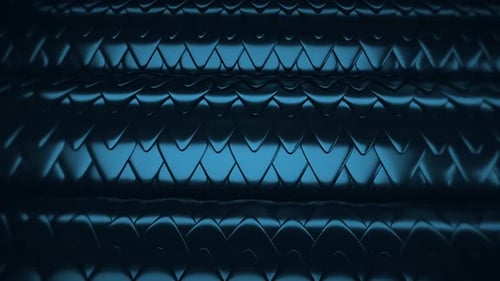 Rolling Pattern Tubes Blue