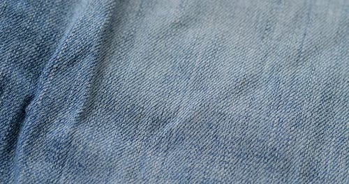 Blue denim close up