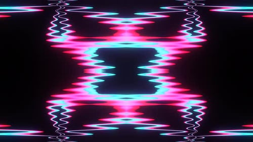 Plasma Multicolored Glitch Effect VJ Loop 02