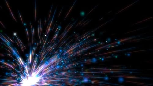 Dynamic Abstract Energy Light Rays and Particles