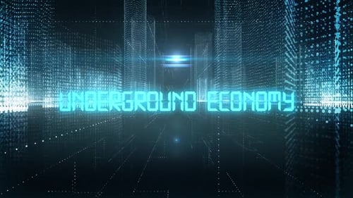 Skyscrapers Digital City Economics Word Underground Economy