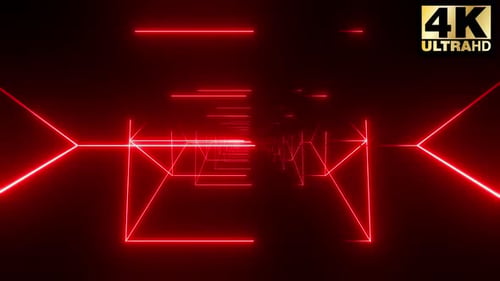 Pacote de 7 luzes vermelhas neon