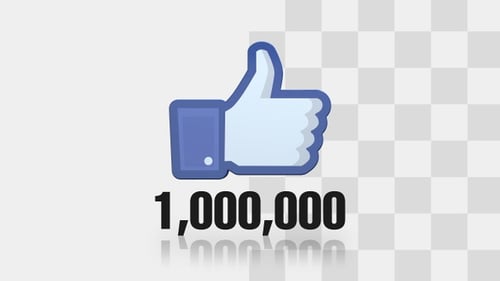 3D Social Media Like Button Animation with Counter Increase