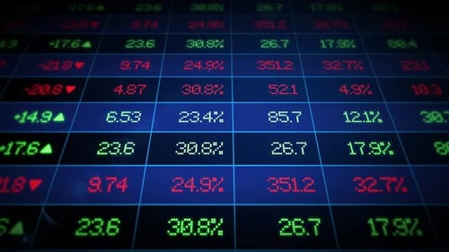 Stock Market Ticker Board
