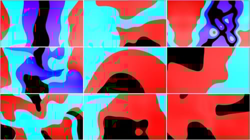 Animated Fluid Blob Transitions Pack