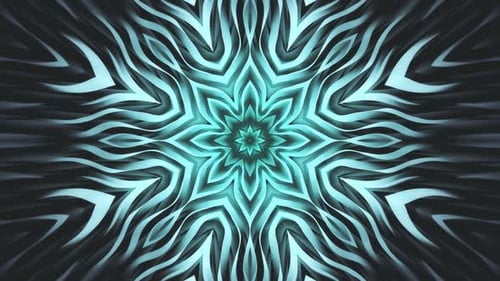 Blaue Winter abstrakte Blume