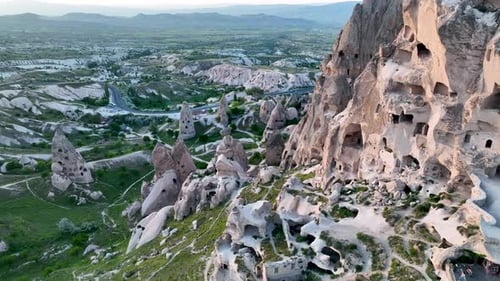 Cappadocia aerial view 4 K Awesome Background
